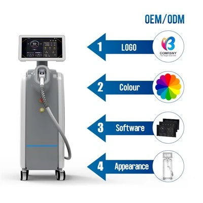 808 Diodi laserkoneen karvanpoisto Laser 808nm