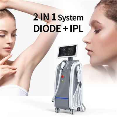 2 in 1 diodilaser IPL -laite